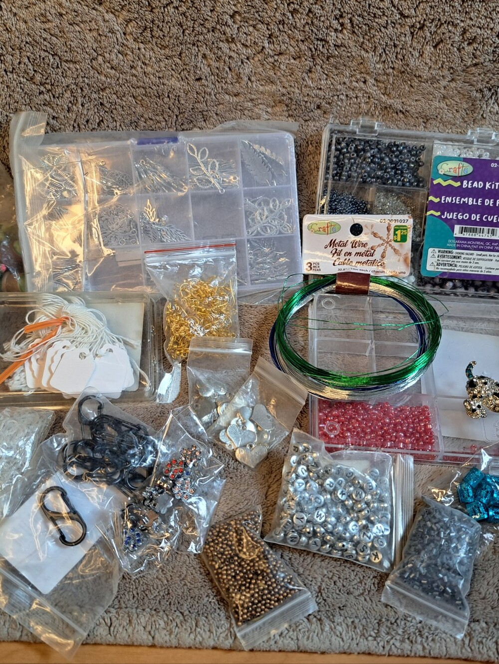 Huge Craft Materials Lot (Used And New Materials)